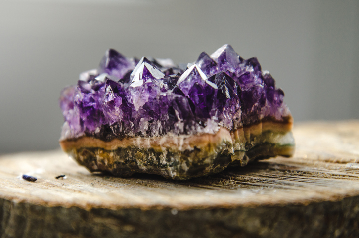 Amethyst raw stone